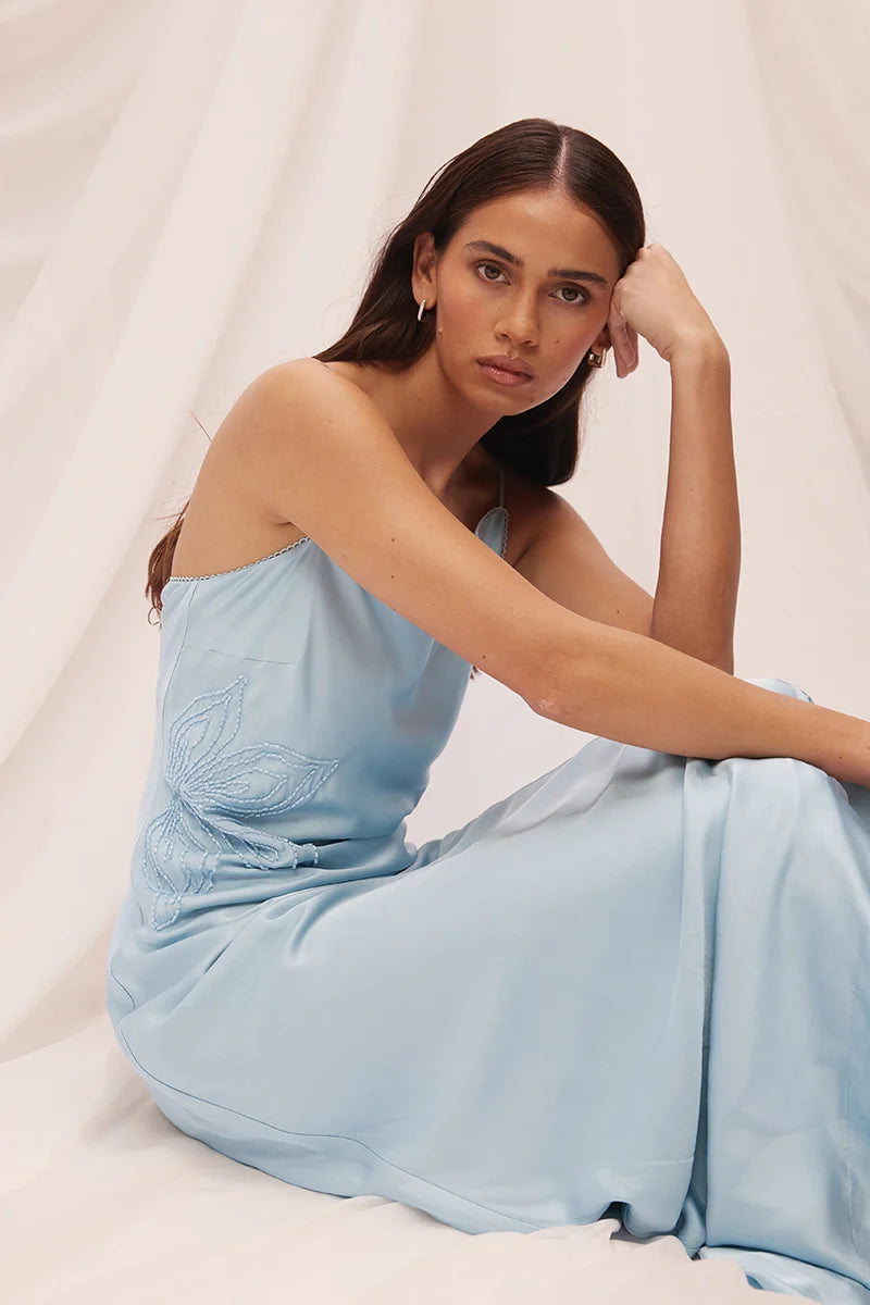 Goldie Dress - Sky