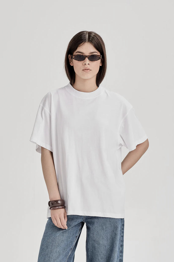Womens Boy Tee - White