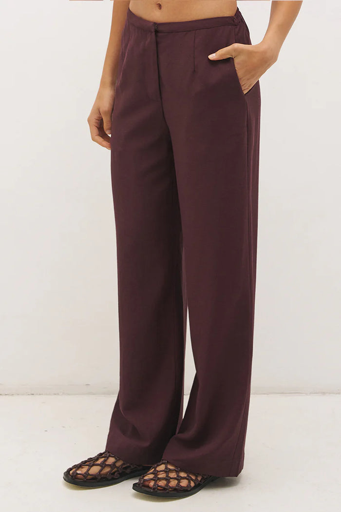 Elira Scarf Pant Bitter Chocolate