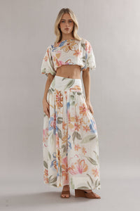 Capri Skirt - Tea Party Floral