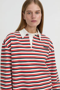 Ellie Polo Top - Red