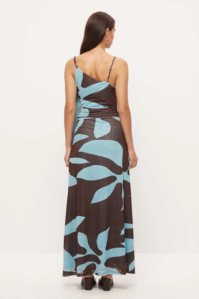 Lucid Tie Dress - Martini Blue