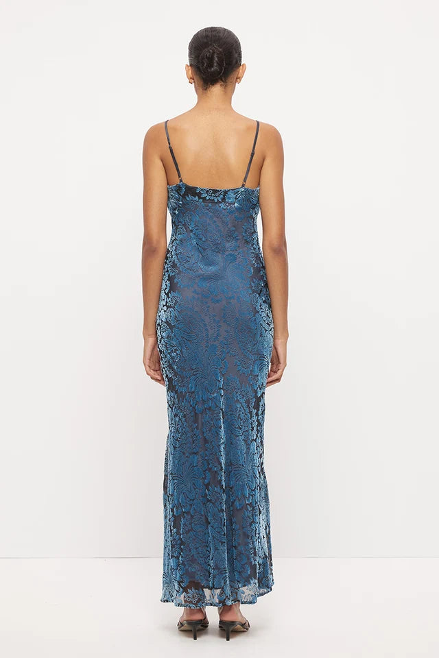 Viola Slip Dress - Moonlight Blue