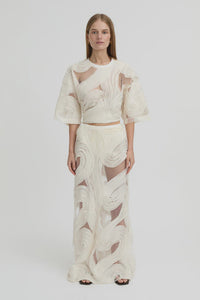 Delmare Skirt Ivory