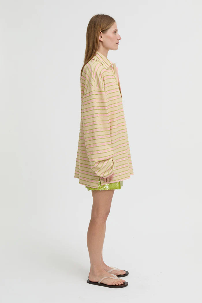 Wynn Polo Top - Beige