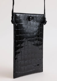 Luci Bag - Black Croc