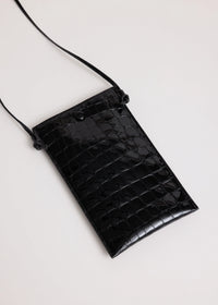 Luci Bag - Black Croc