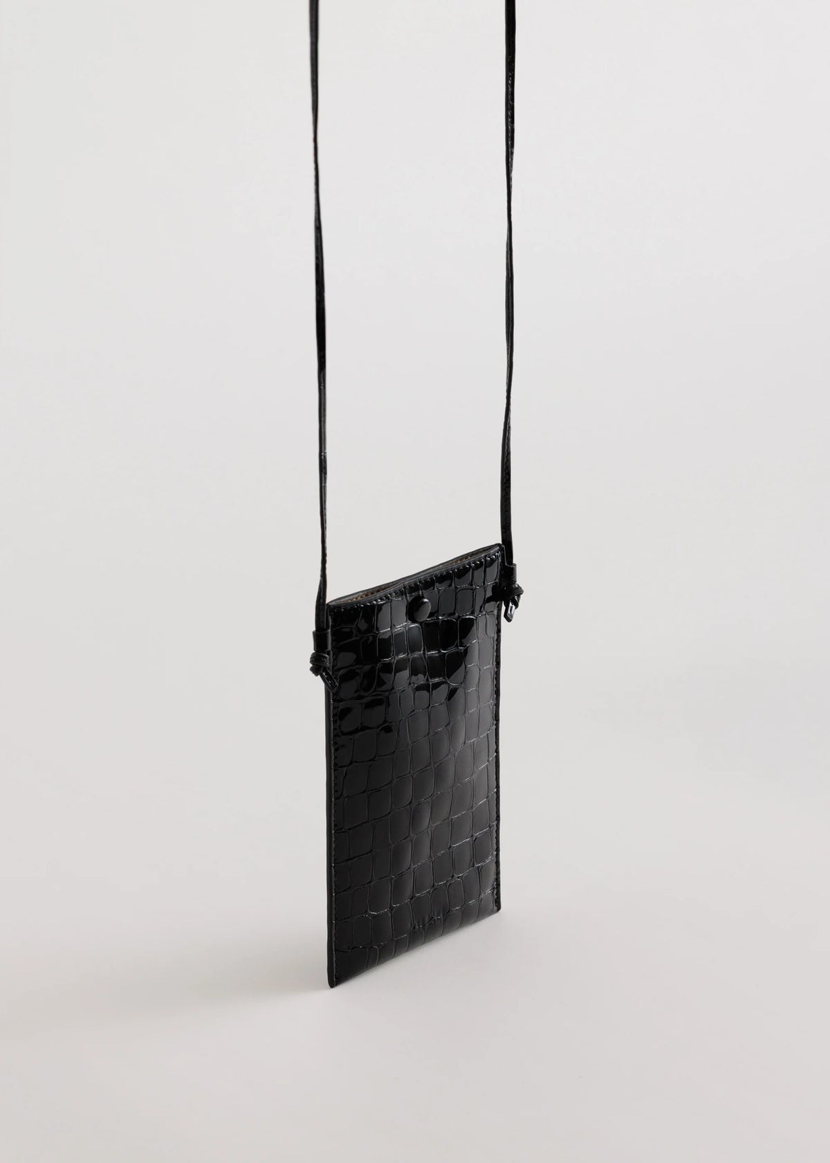 Luci Bag - Black Croc