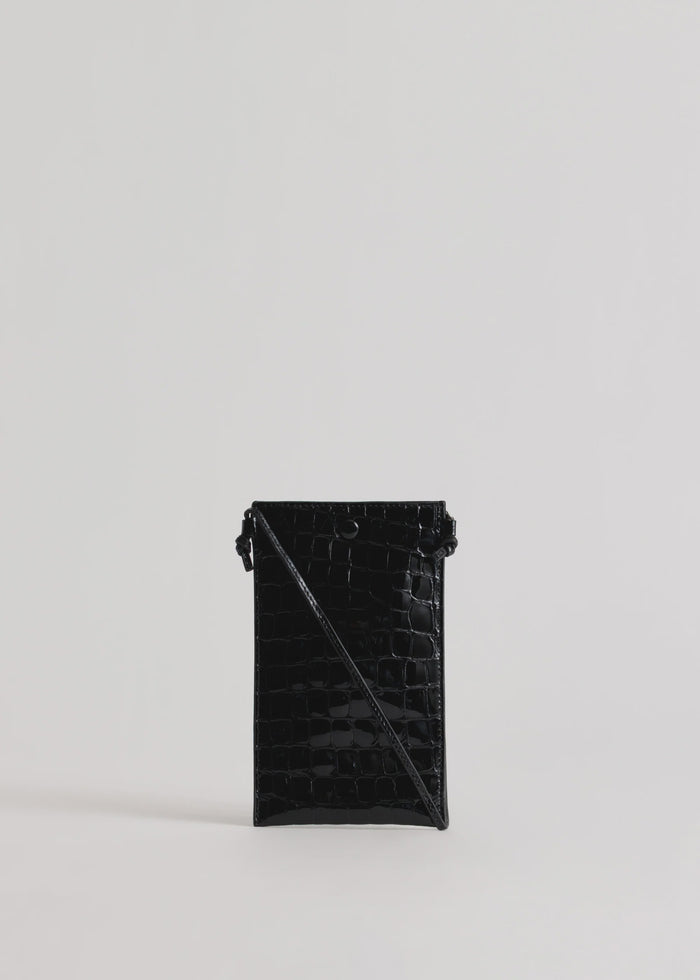 Luci Bag - Black Croc