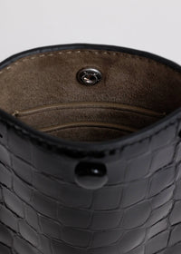 Luci Bag - Black Croc