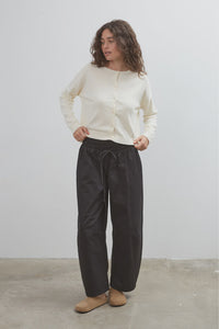 Boundary Double Layer Barrel Pant - Black