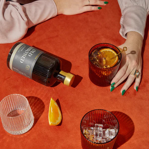 THE SCOUT LOWBALL GLASSES - AMBER