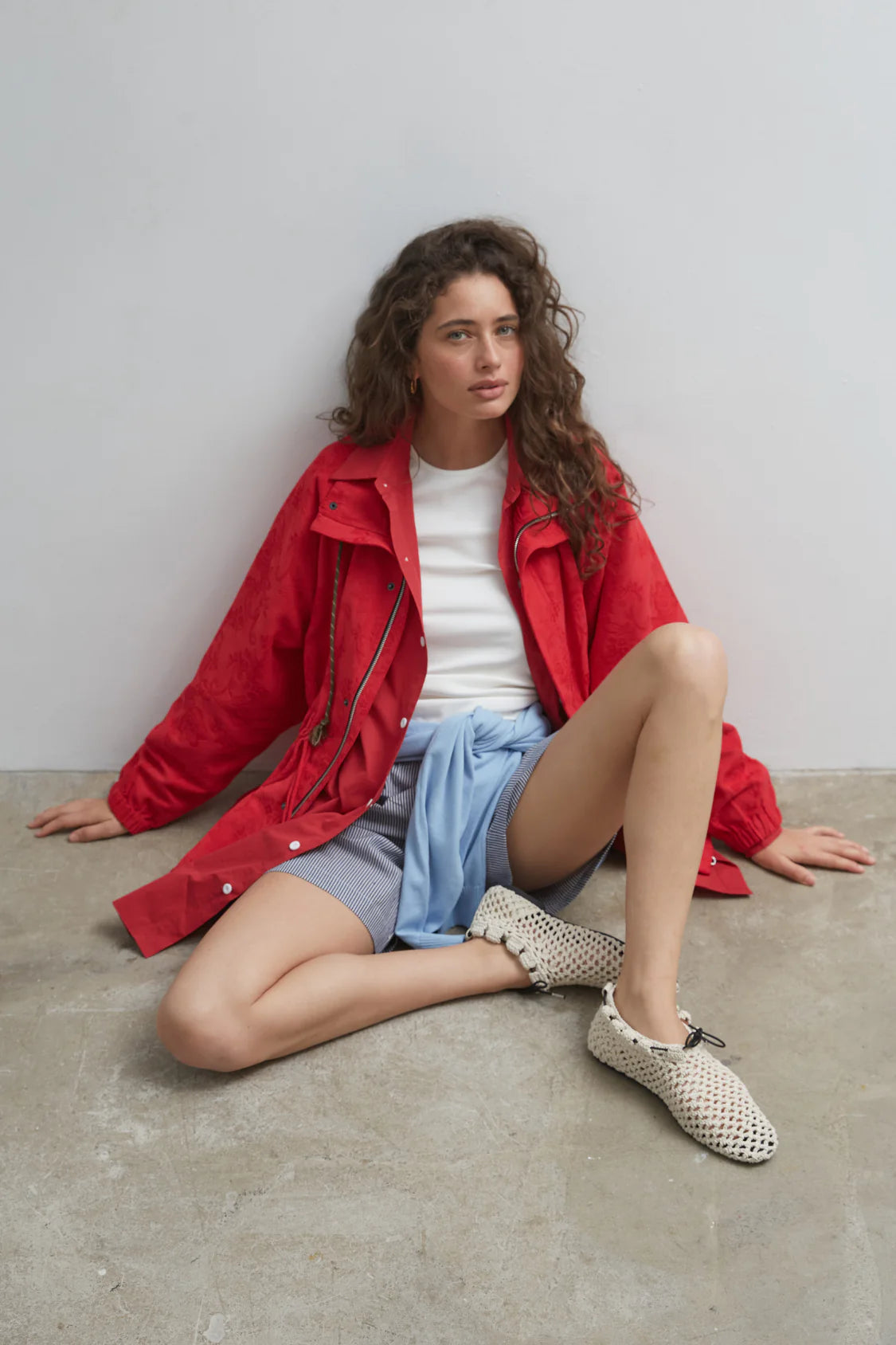 Wayfinder Pull In Jacket - Red
