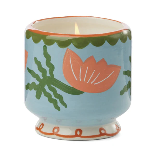 A DOPO FLOWER CERAMIC CANDLE - CACTUS FLOWER
