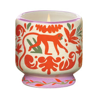 A DOPO JUNGLE CERAMIC CANDLE - COCONUT & AMBER