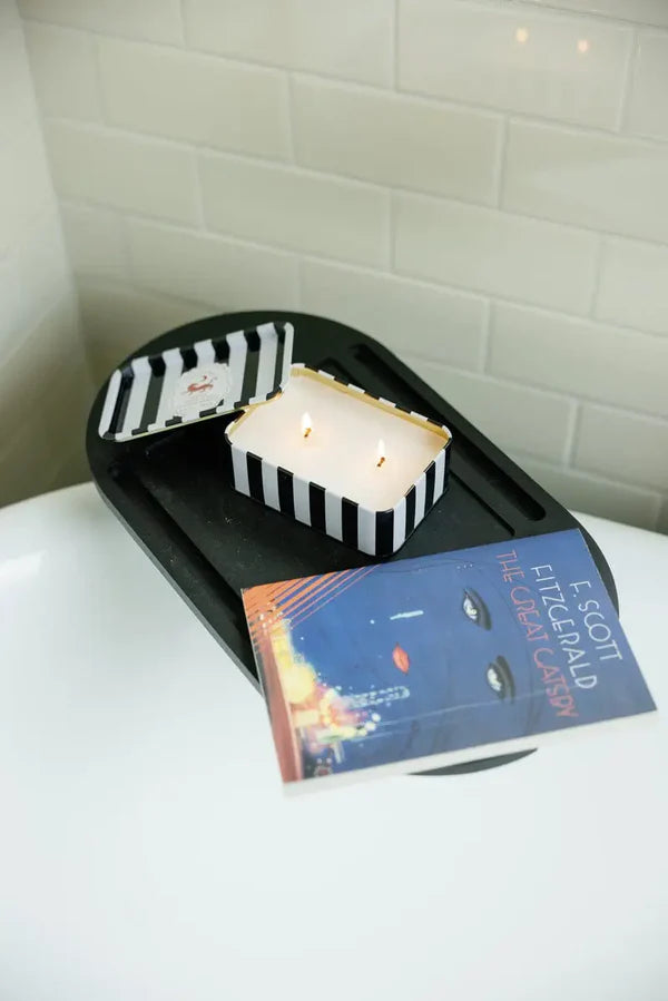 A DOPO TIGER TIN CANDLE - BLACK CEDAR & FIG