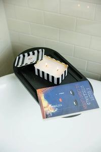 A DOPO TIGER TIN CANDLE - BLACK CEDAR & FIG