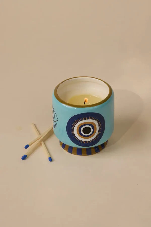 A DOPO EYE CERAMIC CANDLE - INCENSE & SMOKE