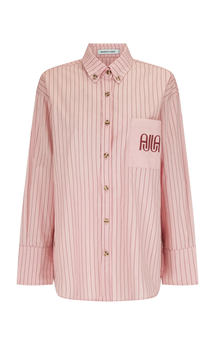 AJJA Pocket Shirt - Blush Pink