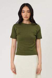 ARDEN TEE - SEAWEED