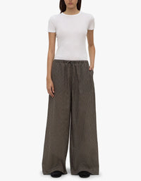 Harriet Check Pant - Brown/Black