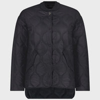 Talei Quilted Bomber | Black