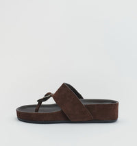 Akira - Chocolate Brown Suede