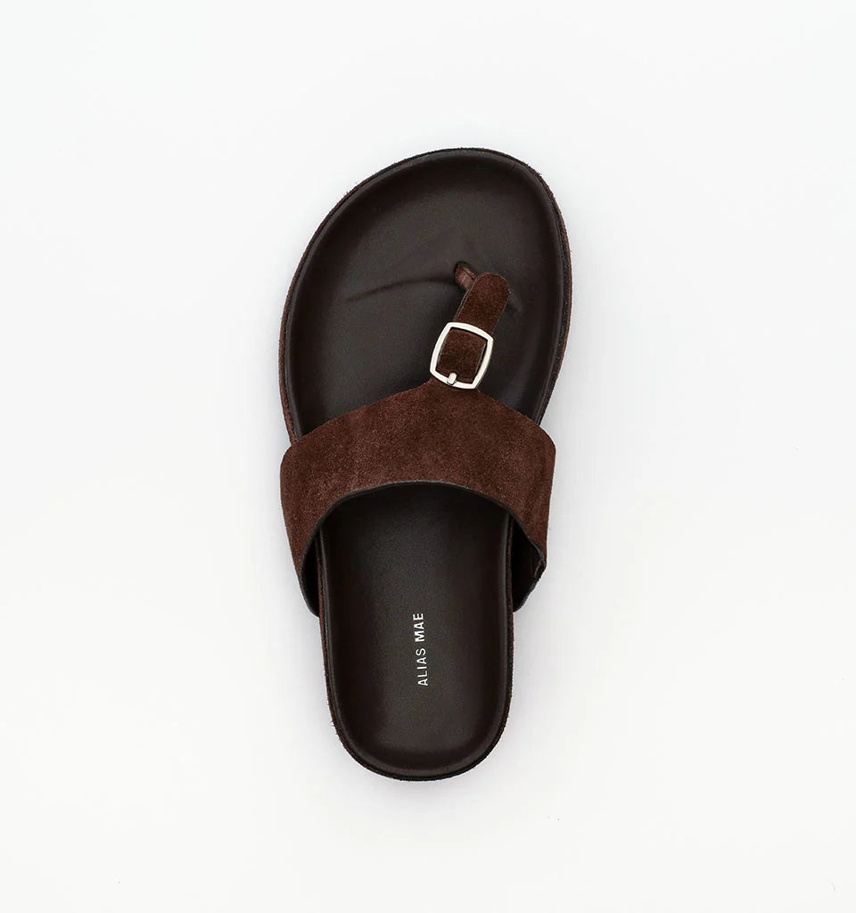 Akira - Chocolate Brown Suede