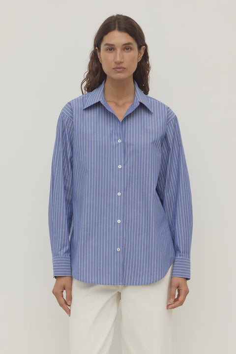Anais Stripe Shirt Drift/White Stripe
