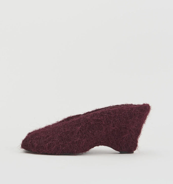AYALA - Burgundy Wool
