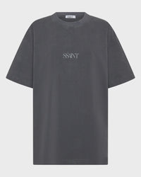 NO VACANCY TEE - ACID WASH CHARCOAL