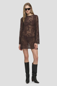 Gemma Dress Brown
