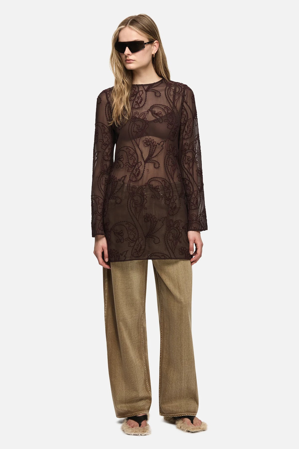 Gemma Dress Brown