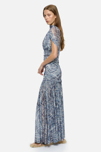 Floe Dress Blue