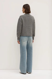 Beau Wool Merino Knit - Grey Marle