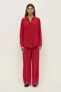 Betty Silk Shirt - Mulberry