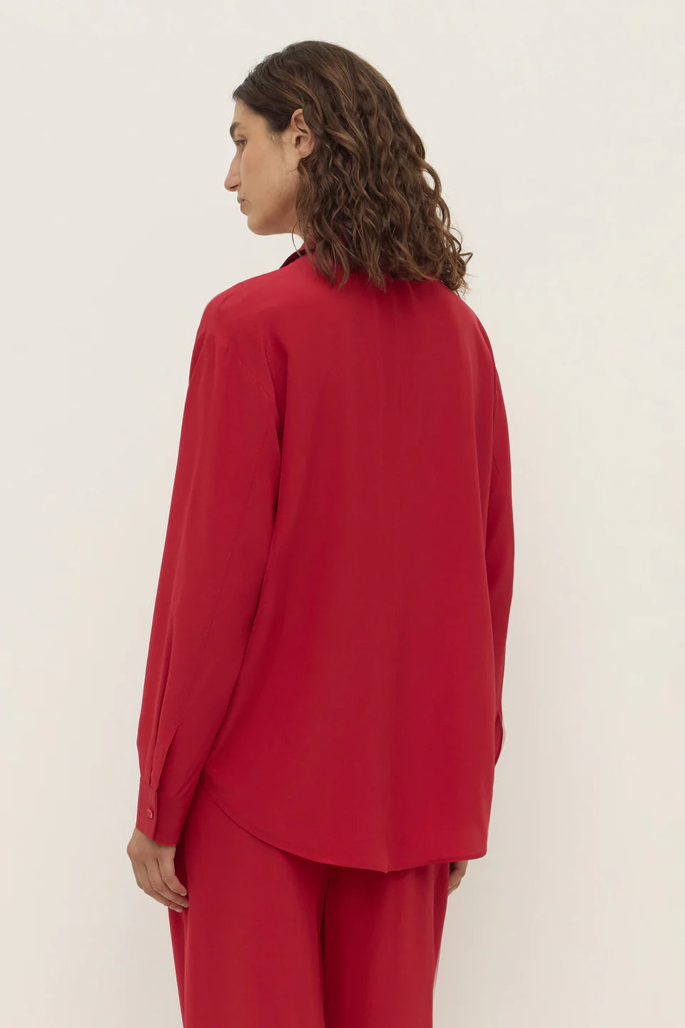 Betty Silk Shirt - Mulberry