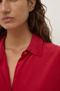 Betty Silk Shirt - Mulberry