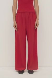 Betty Silk Pant - Mulberry