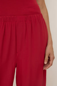 Betty Silk Pant - Mulberry