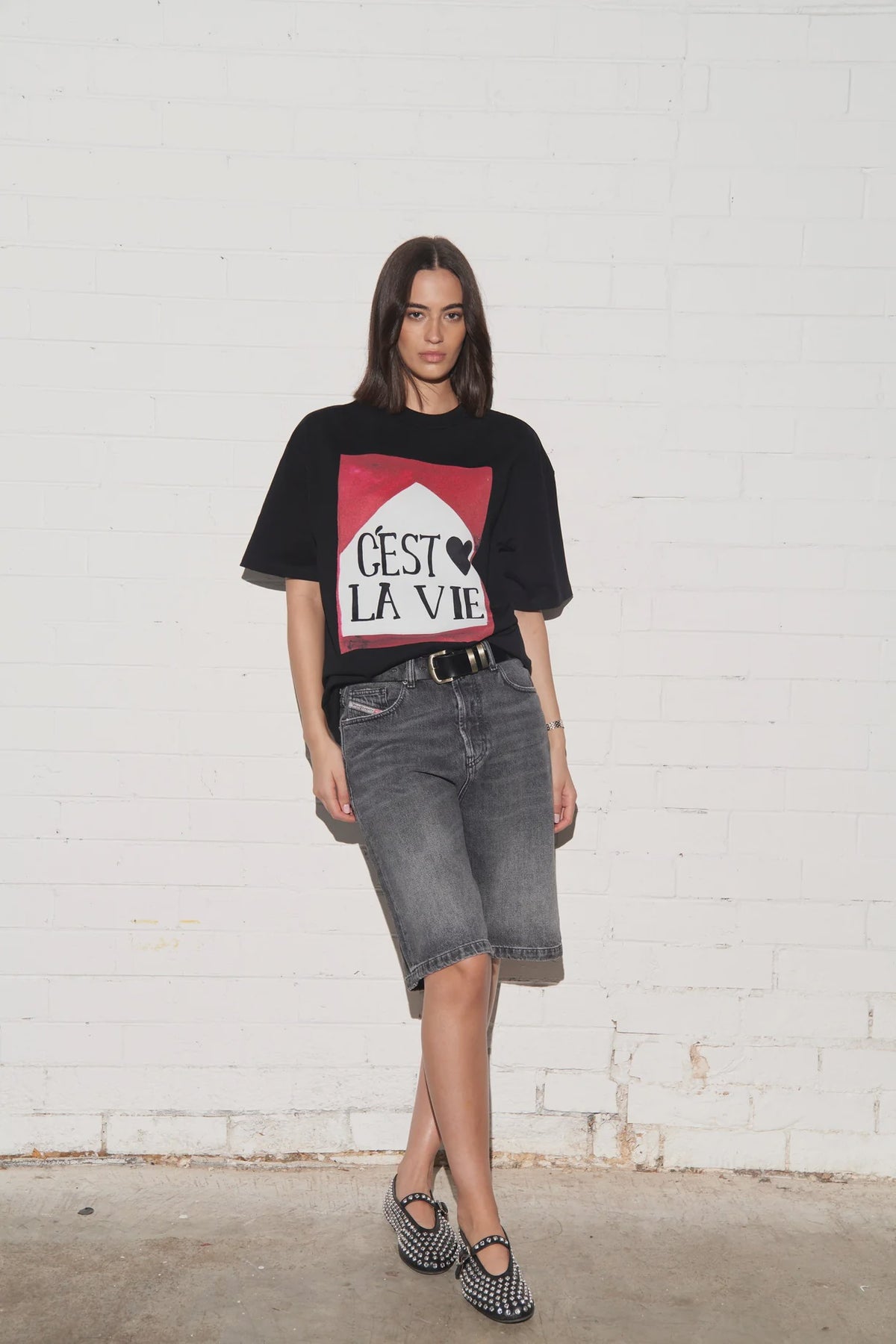 C'Est La Vie Oversize Tee