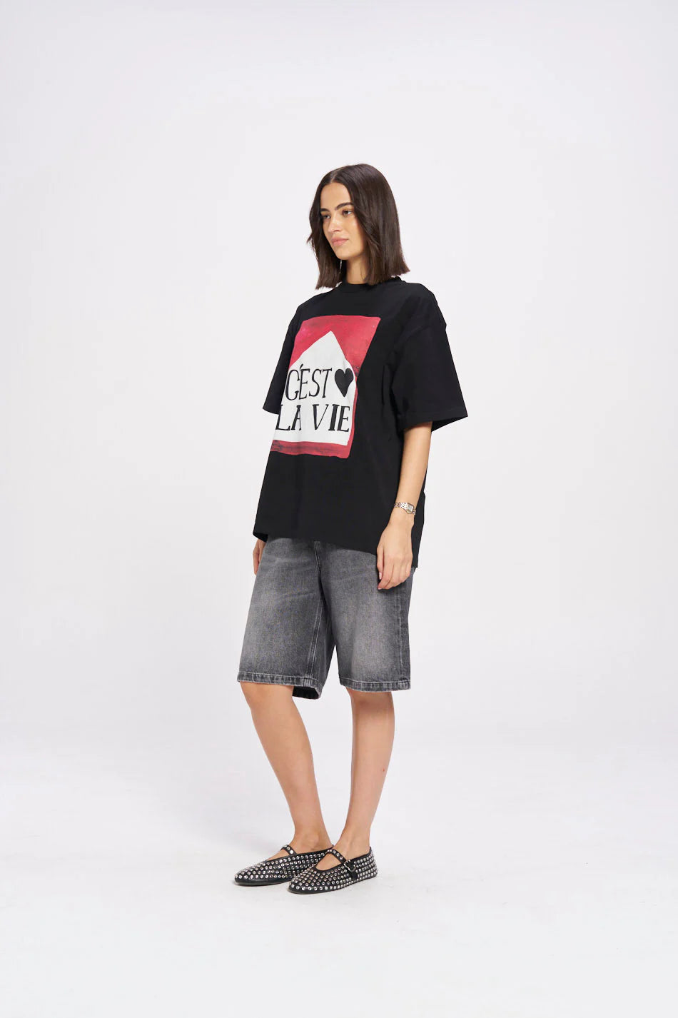 C'Est La Vie Oversize Tee