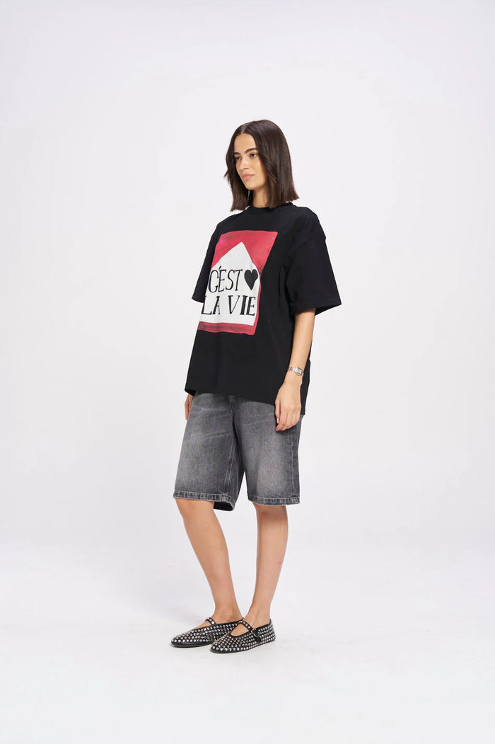 C'Est La Vie Oversize Tee