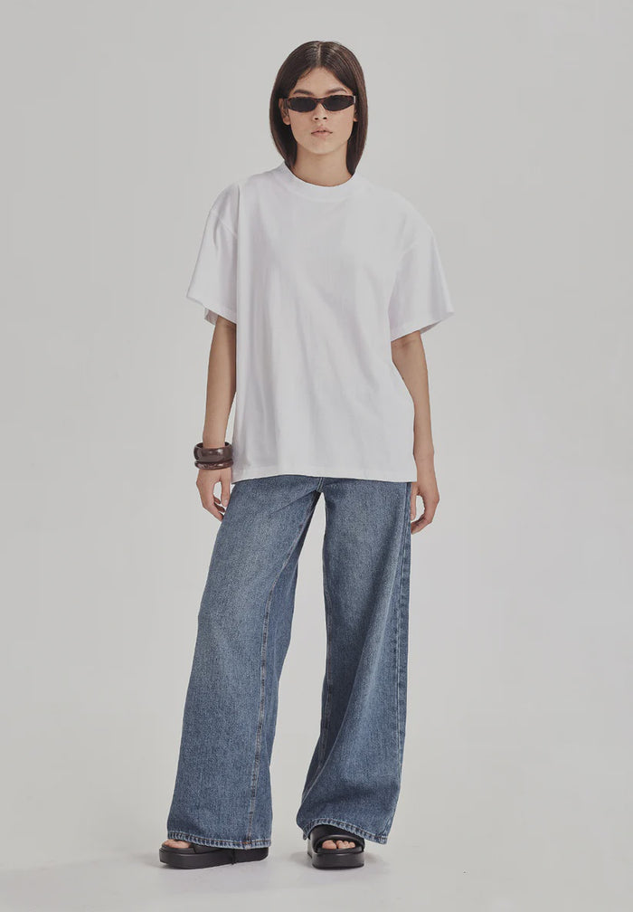 Womens Boy Tee - White