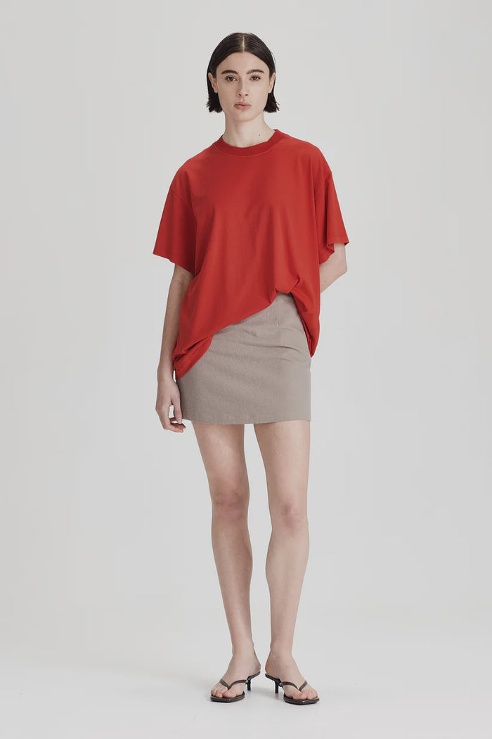 Womens Boy Tee - Red