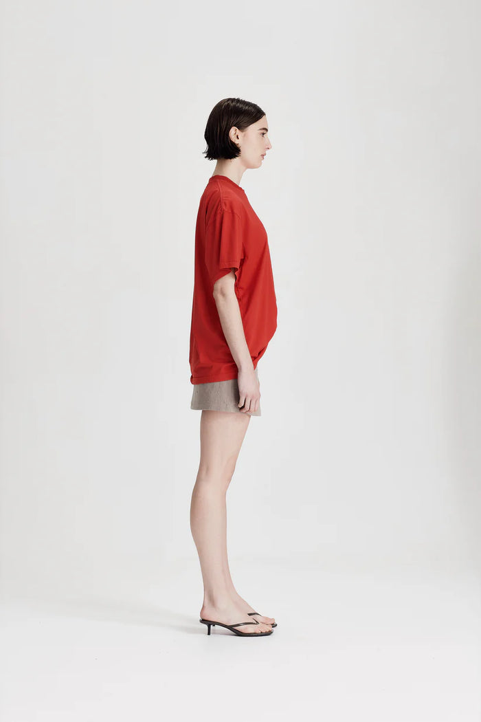Womens Boy Tee - Red