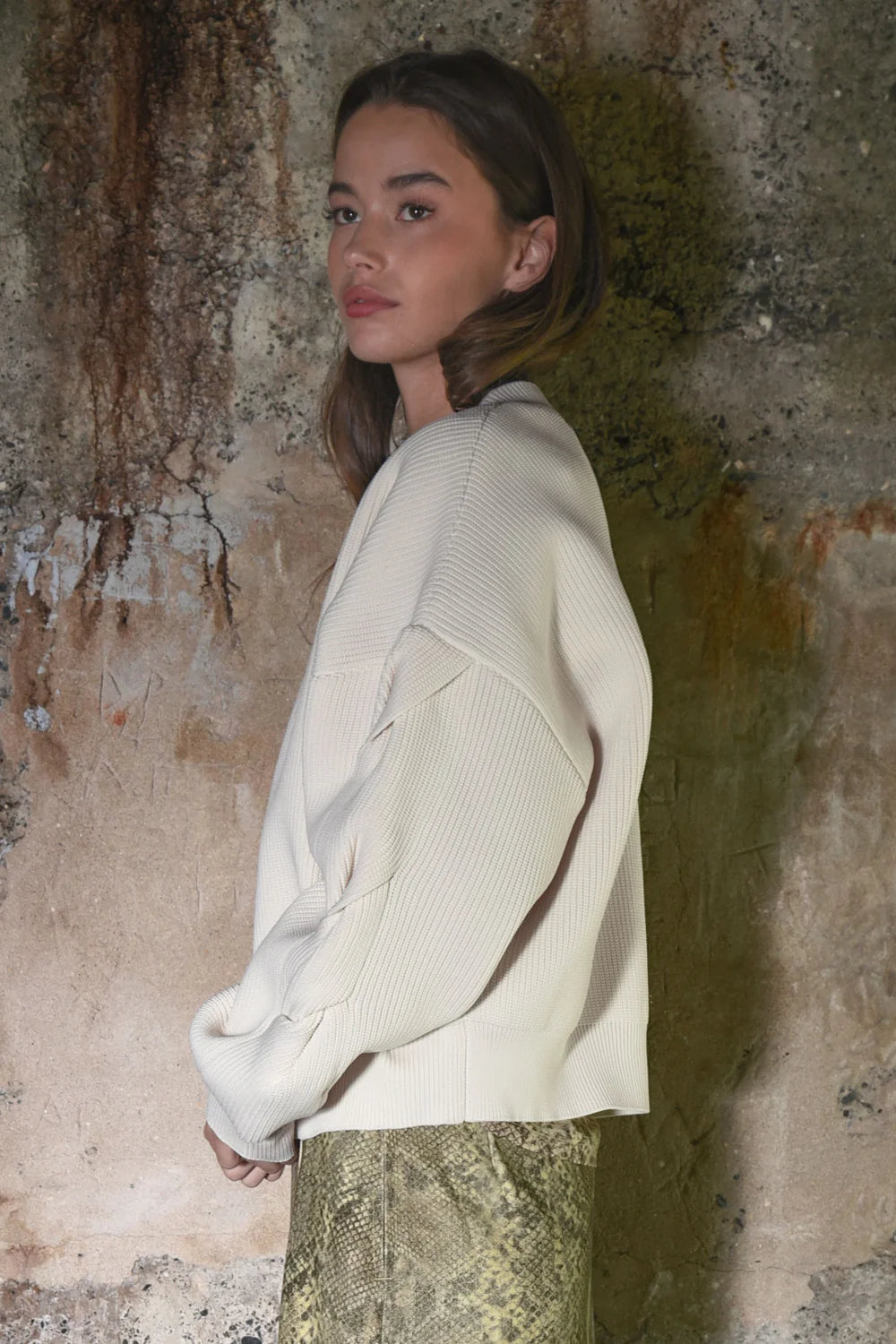 TWIST & SHOUT Cardigan - CREAM