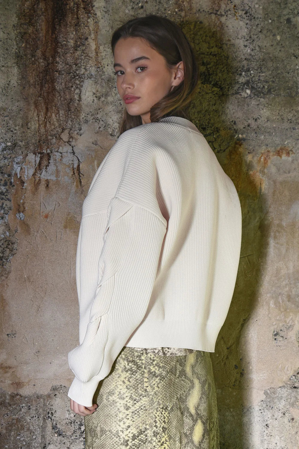 TWIST & SHOUT Cardigan - CREAM