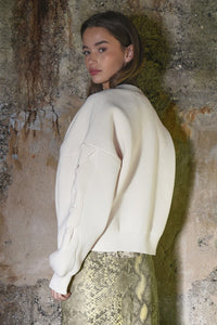 TWIST & SHOUT Cardigan - CREAM