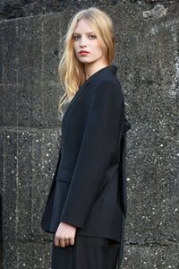 BOW TIED Blazer - Black